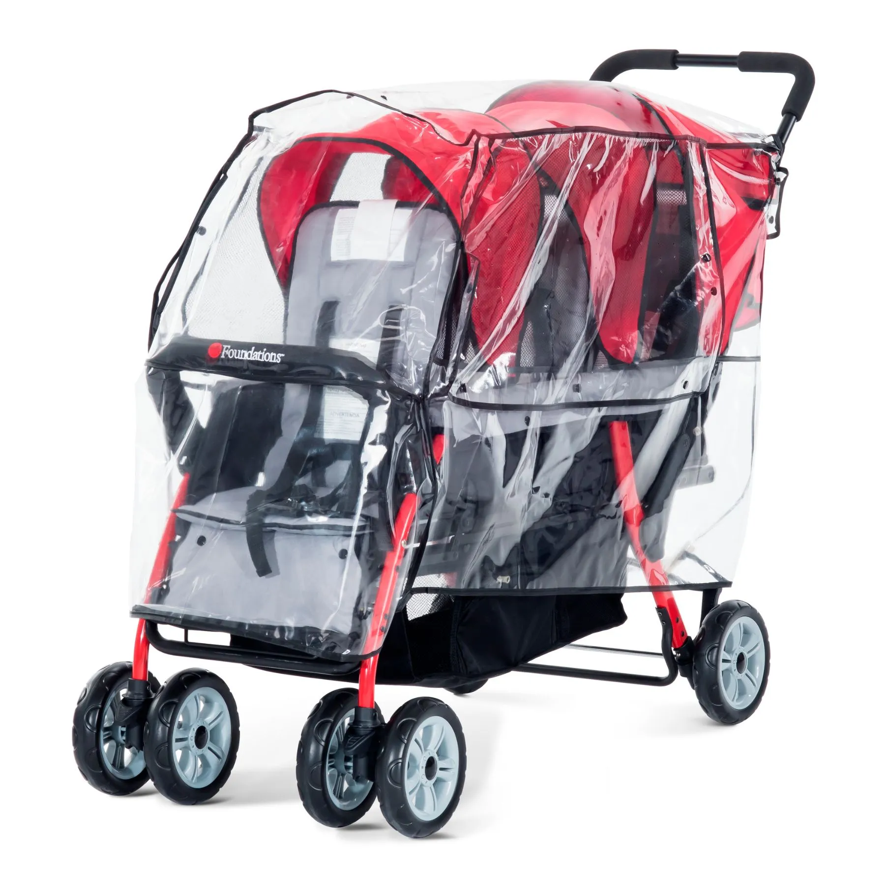 TRIO rain & wind Canopy for Foundations Sport Splash Stroller Italtrike 
